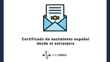 Certificado de nacimiento español desde el extranjero