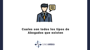 Cuáles son todos los tipos de Abogados que existen