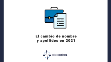 El cambio de nombre y apellidos en 2021