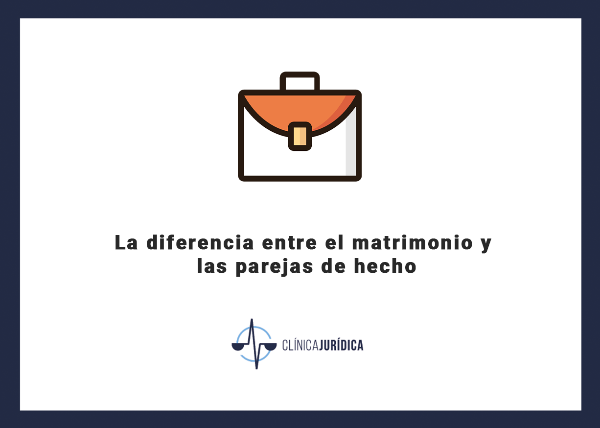 La diferencia entre el matrimonio y las parejas de hecho