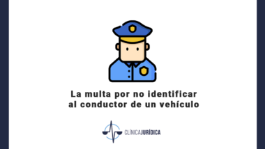 La multa por no identificar al conductor de un vehículo