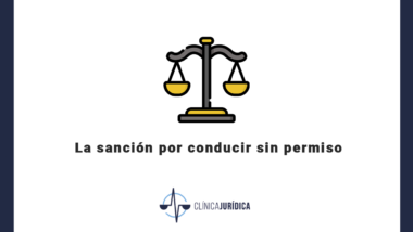 La sanción por conducir sin permiso
