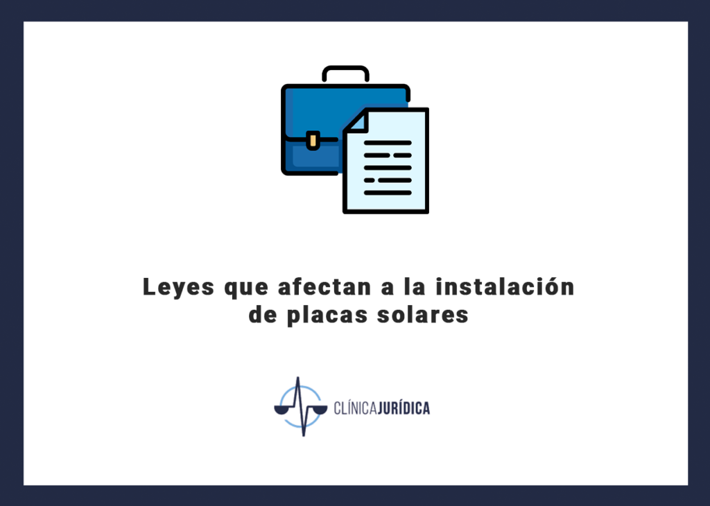 Leyes placas solares