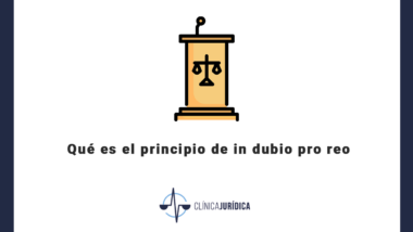Qué es el principio de in dubio pro reo