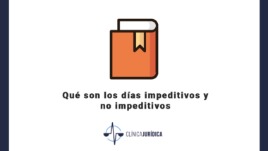 Qué son los días impeditivos y no impeditivos