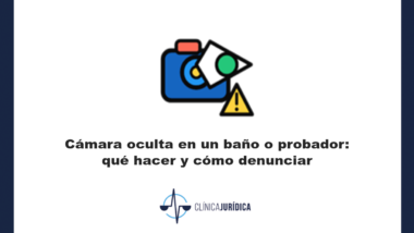 Portada: Cámara oculta en un baño o probador: qué hacer y cómo denunciar