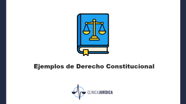 Ejemplos de Derecho Constitucional