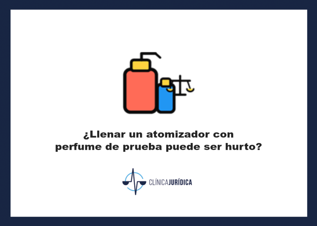 Portada: ¿Llenar un atomizador con perfume de prueba puede ser hurto?