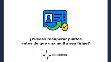 Portada: ¿Puedes recuperar puntos antes de que una multa sea firme?