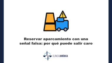 Portada: Reservar aparcamiento con una señal falsa: por qué puede salir caro