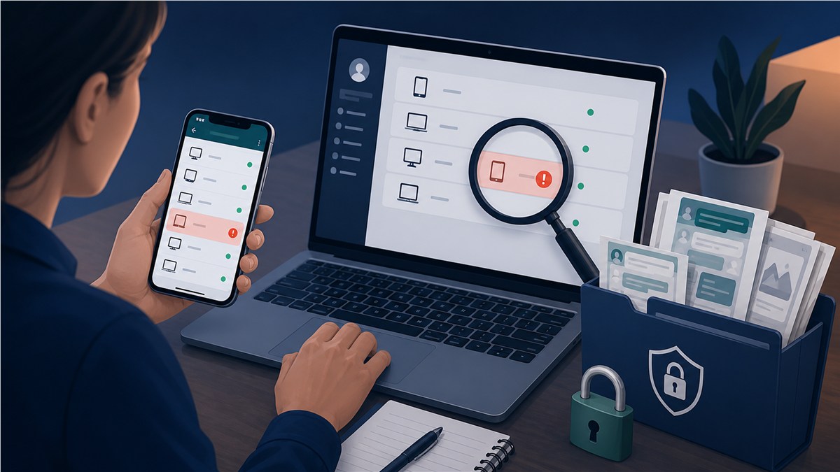 Revisión de dispositivos vinculados para conservar pruebas de un acceso no autorizado